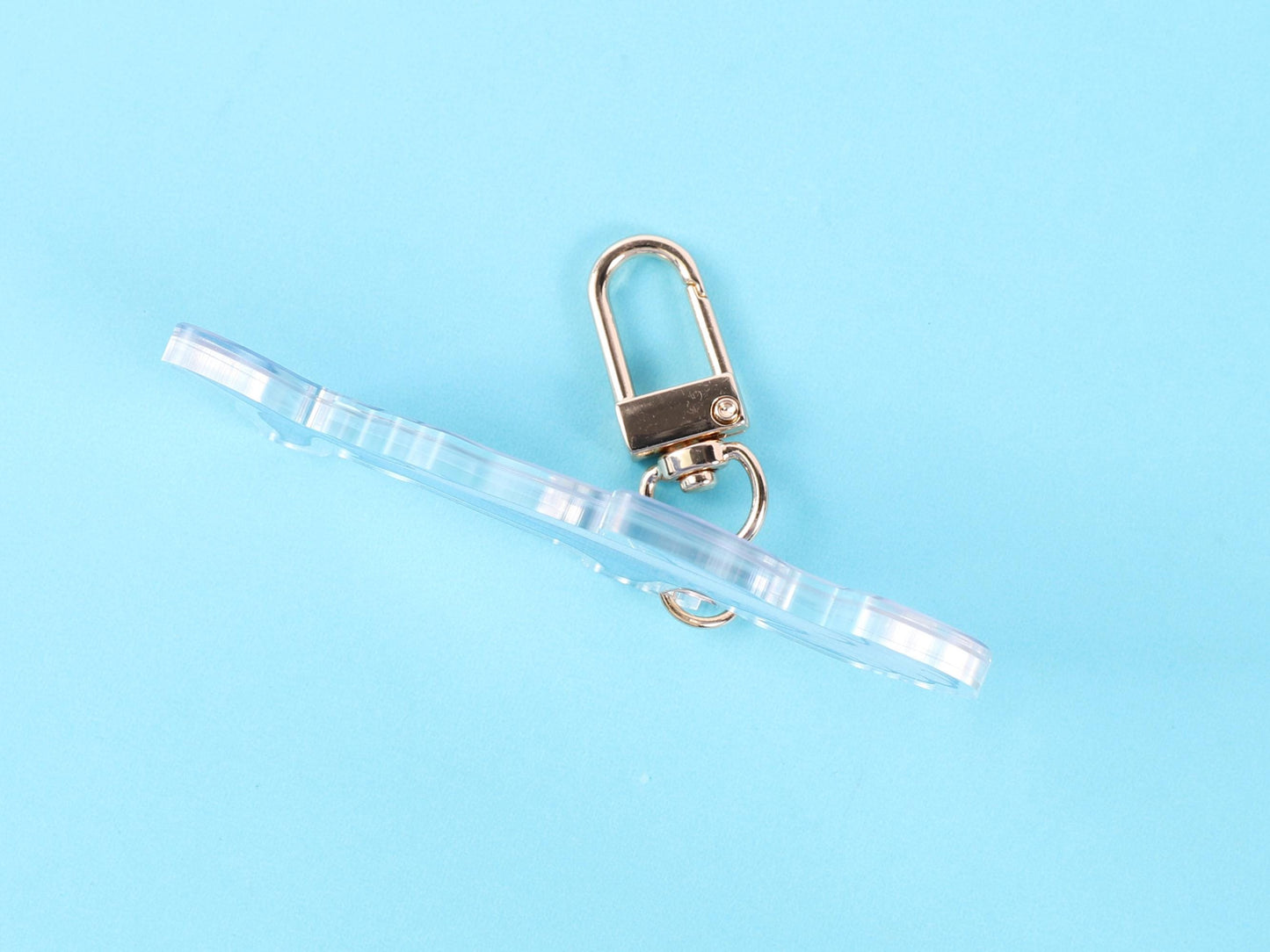 Holographic Hammerhead Shark Keychain / ocean bag charm