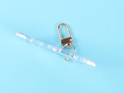 Holographic Hammerhead Shark Keychain / ocean bag charm